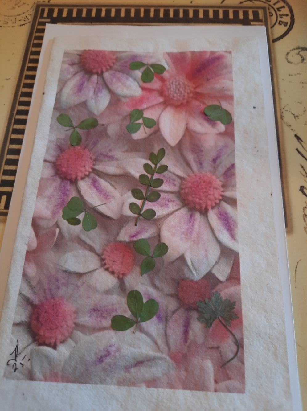 3 For 30$ -Dried Flowers and Dried Seeds- Can Plant this Card